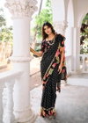 Ajnabee Vol 10 By Kashvi Dull Moss Foil Printed Sarees Wholesale Market In Surat

